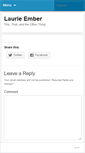 Mobile Screenshot of laurieember.com